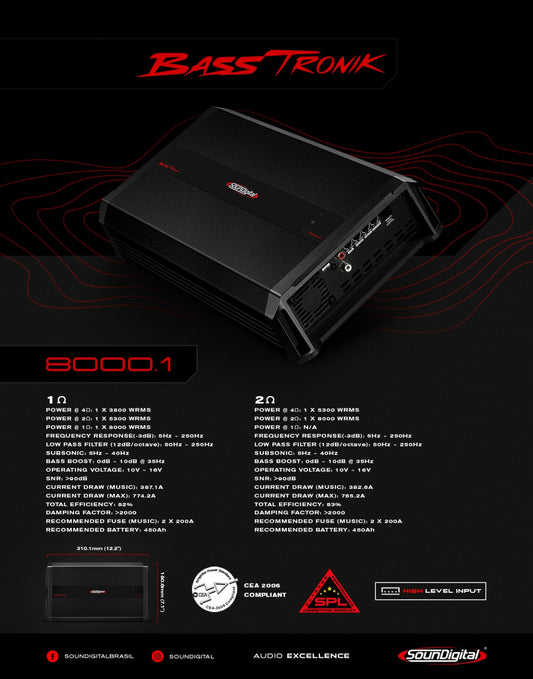 SounDigital 8000.1 BASSTRONIK