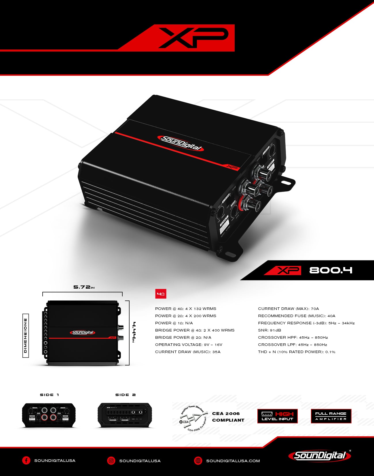 SounDigital XP 800.4