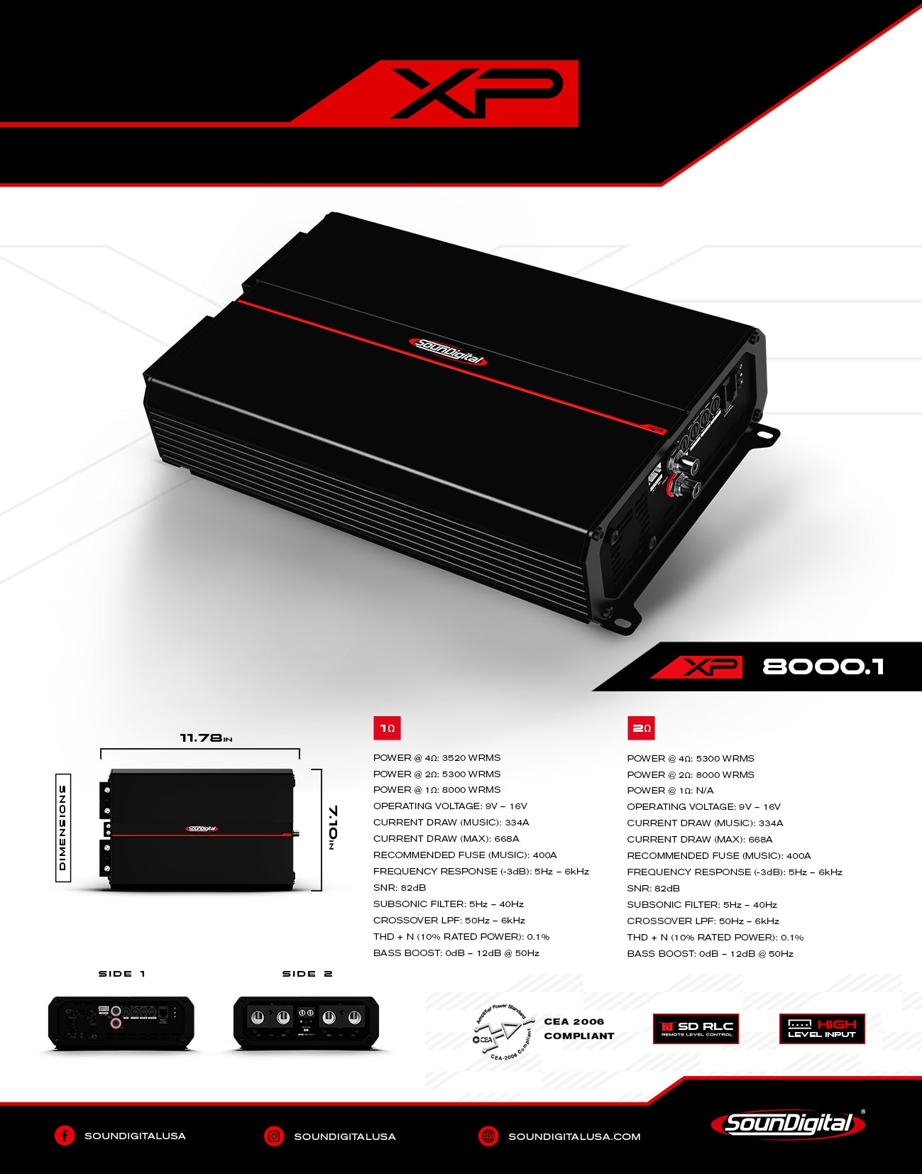 SounDigital XP 8000.1