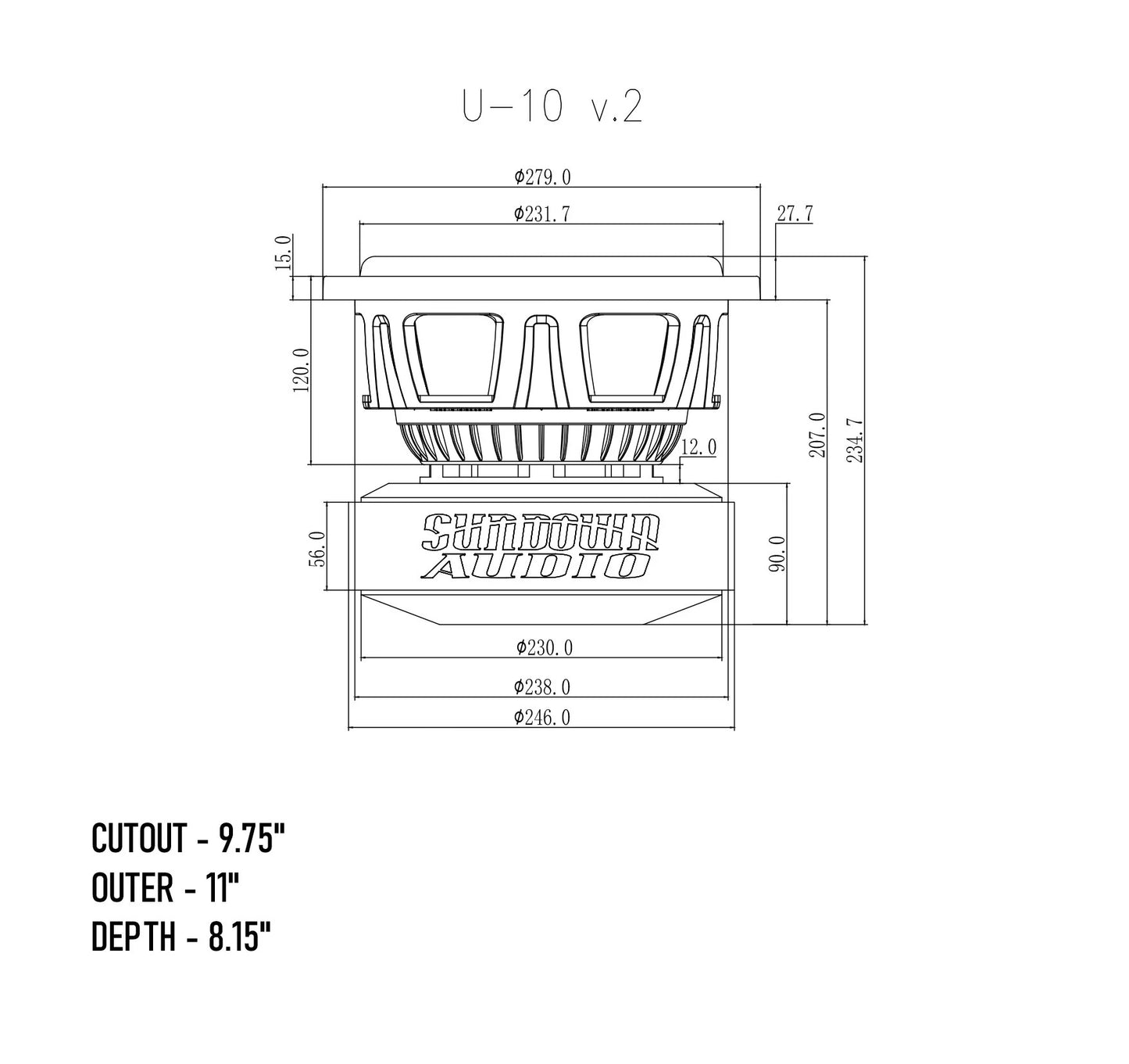 Sundown Audio U V.2 10"