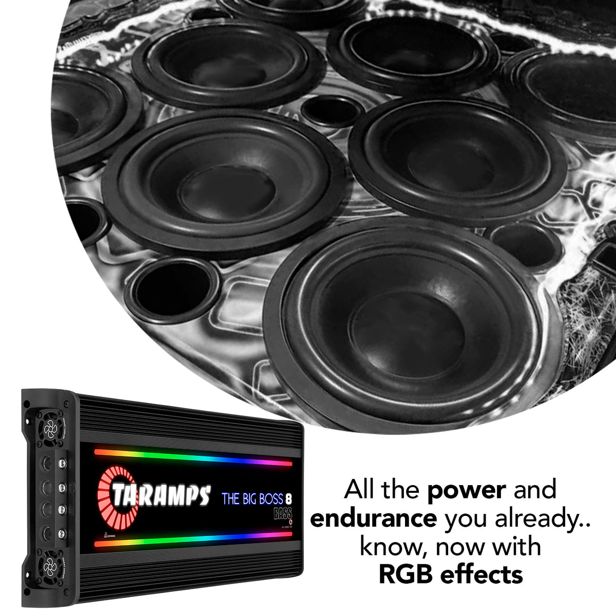 Taramps THE BIG BOSS 8 BASS - Black