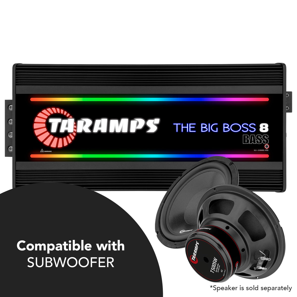 Taramps THE BIG BOSS 8 BASS - Black